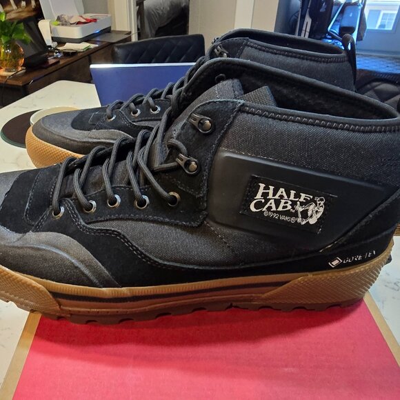 Vans Half Cab Gore-Tex MTE-3 Black Gum Mid-Top Sneakers Men's Size 12 NEW BOOTS - Picture 1 of 16